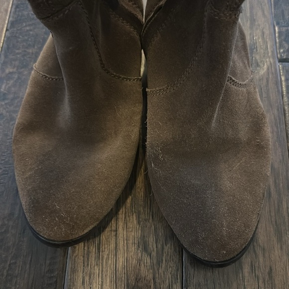 Colin Stuart Brown Suede Knee High Boots Size 6 1/2 - Picture 6 of 12